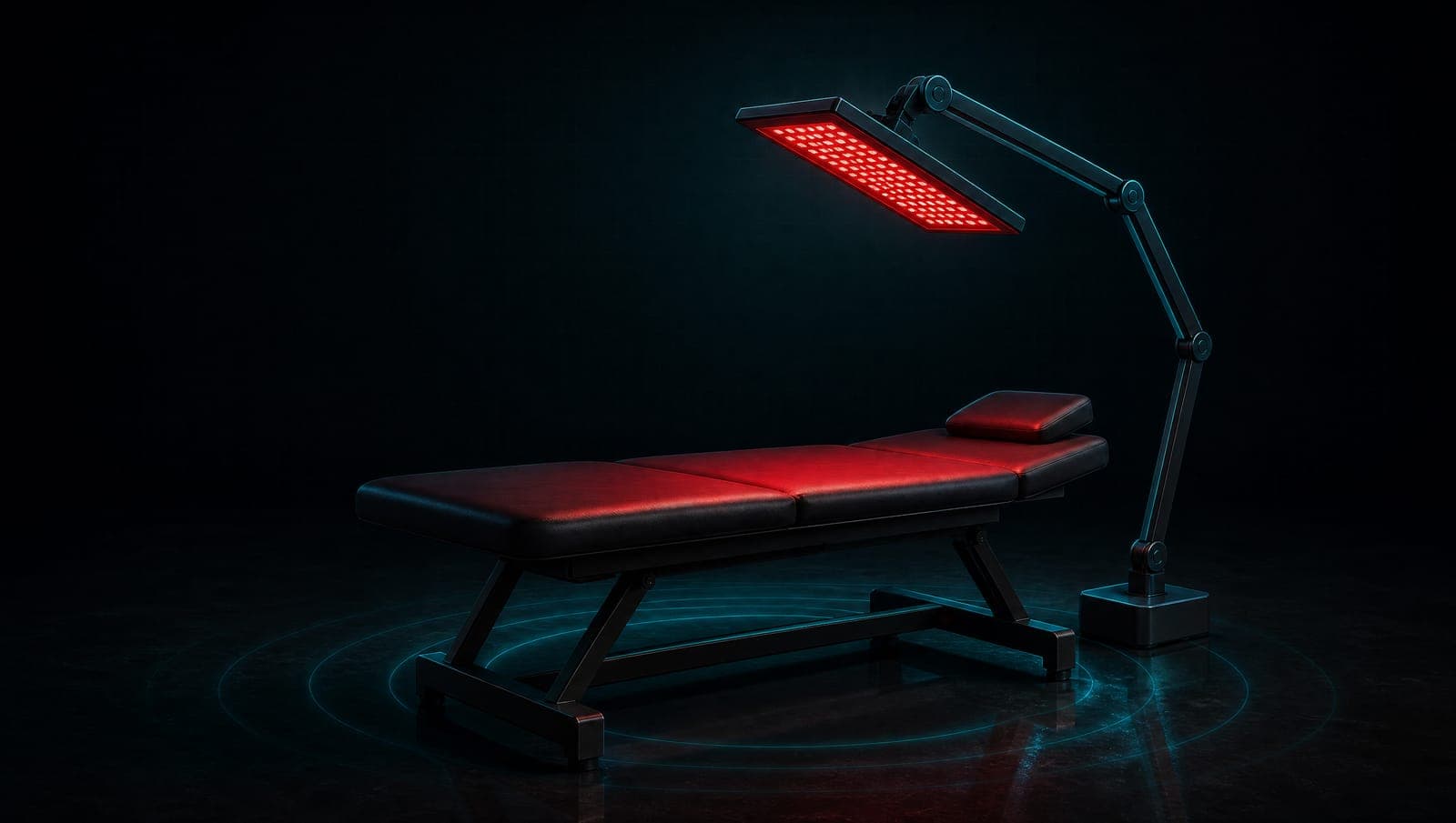 LED photobiomodulation at 632 nm