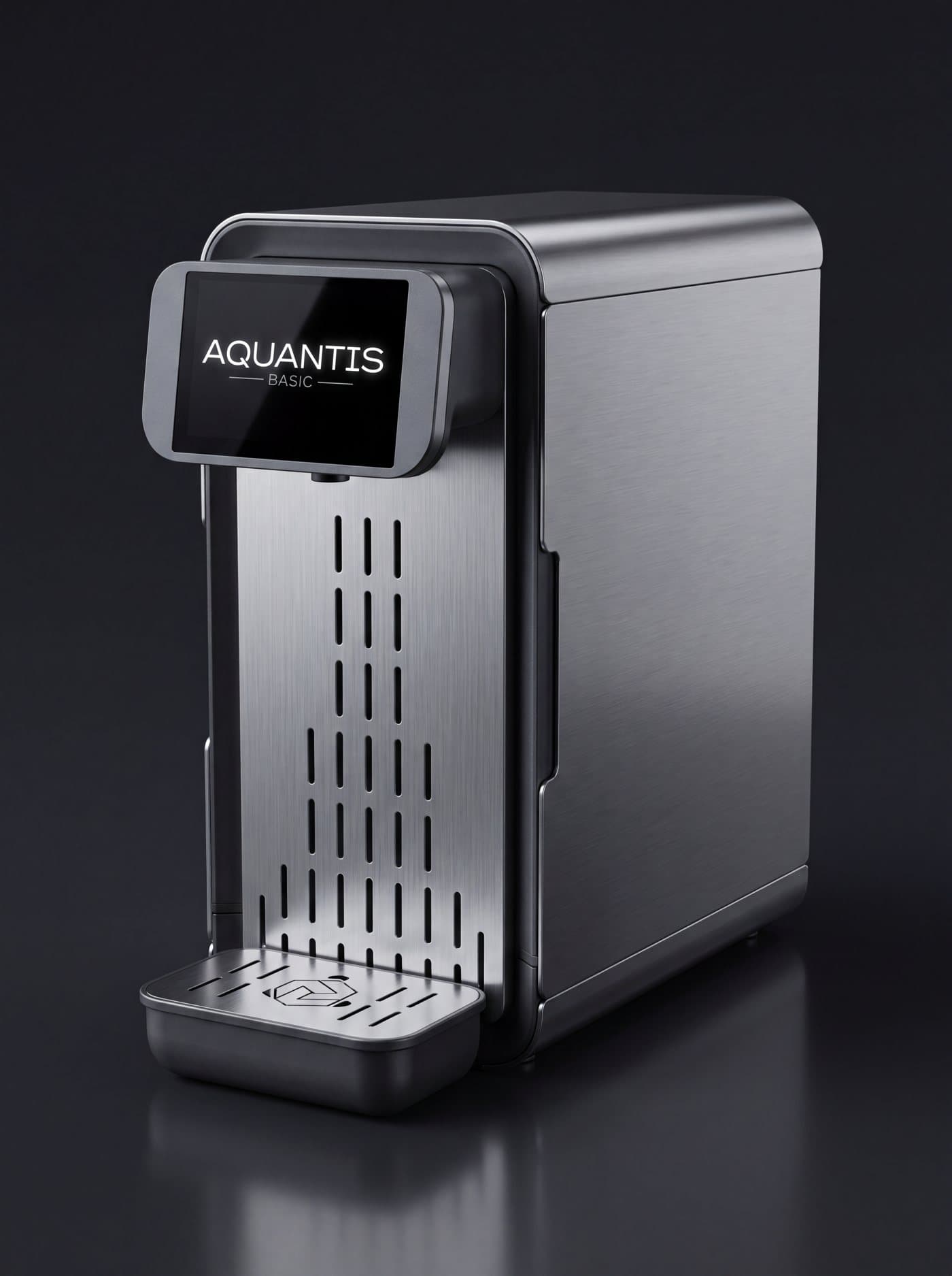 Устройство AQUANTIS Basic — корпус из нержавеющей стали с сенсорным экраном